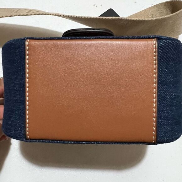 Y2K True Religion Logo Blue Denim Cross body bag - Picture 6 of 8